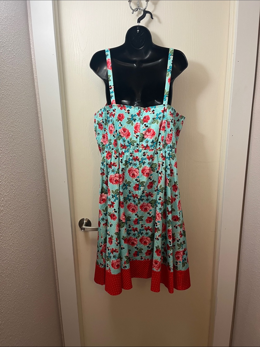 Disney Parks The Dress Shop Mickey and Minnie Mouse Floral Dress - Picture 5 of 13
